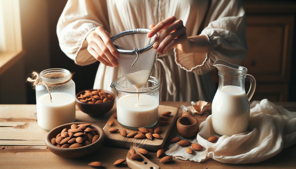Recepty: Mandľové mlieko – základný recept za 5 minút